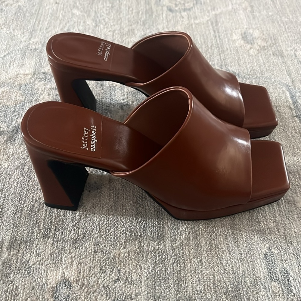 Jeffrey Campbell Caviar Platform Slide Sandal